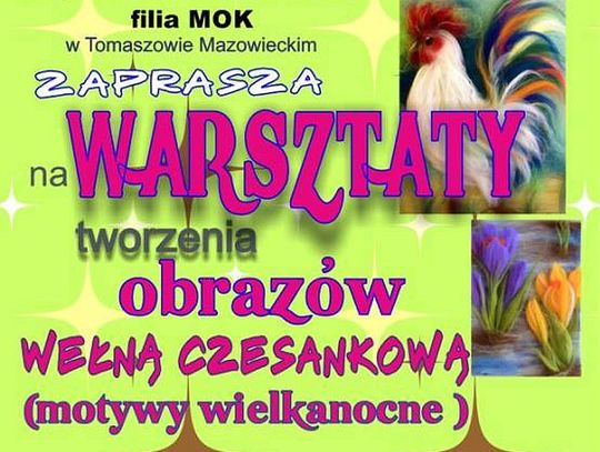 Warsztaty tworzenia obrazów wełną czesankową
