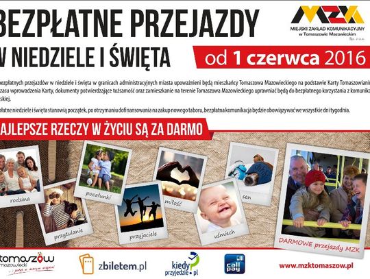 Weekendowa, darmowa jazda