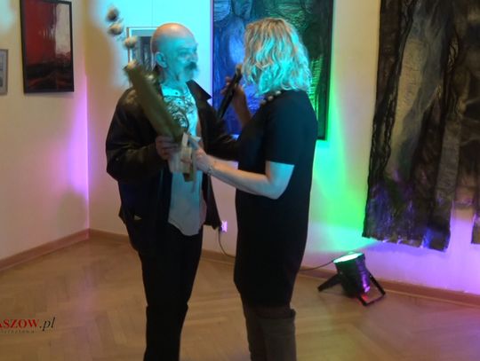 Wernisaż wystawy tkanin unikatowych Mirosława Bernackiego