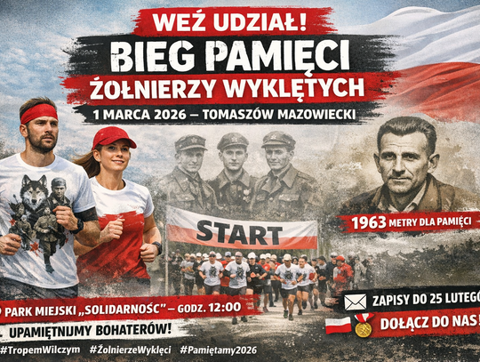 Weź udział w biegu pamięci Żołnierzy Wyklętych - 1 marca 2026 roku