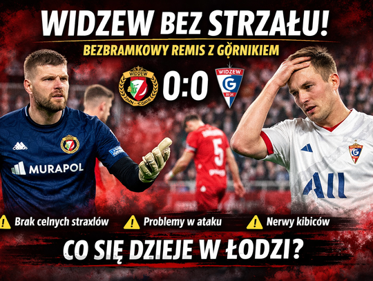 Widzew bez strzału! Bezbramkowy remis z Górnikiem niepokoi kibiców