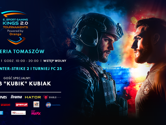 WIELKI TURNIEJ E-SPORT GAMING KINGS TOURNAMENTS 2.0 POWERED BY ORANGE PONOWNIE W GALERII TOMASZÓW