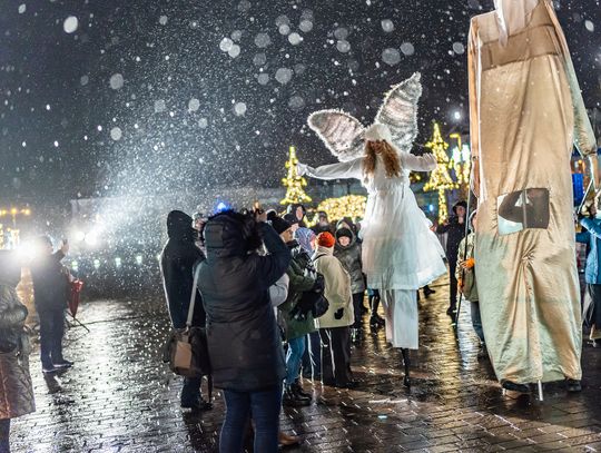 Wigilijne świętowanie na Placu Kościuszki