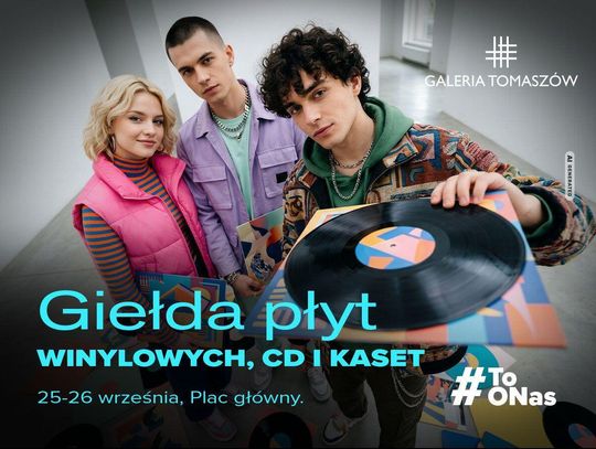 Winyl wraca na talerz. Jesienna giełda płyt w Galerii Tomaszów