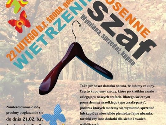 Wiosenne wietrzenie szaf