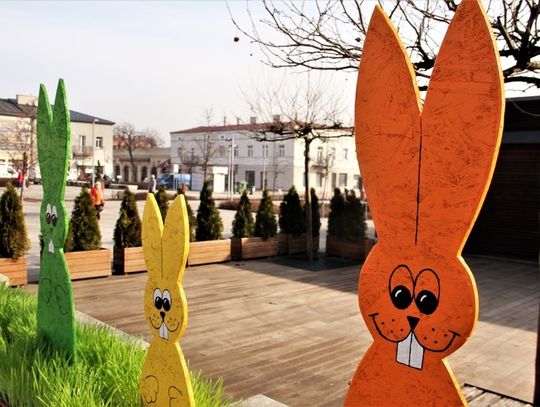 Wiosennie i świątecznie na Placu Kościuszki 