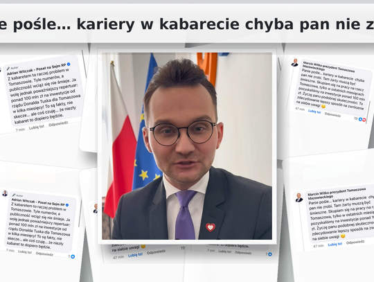 Witczak w kabarecie. Zabrakło nie tylko talentu