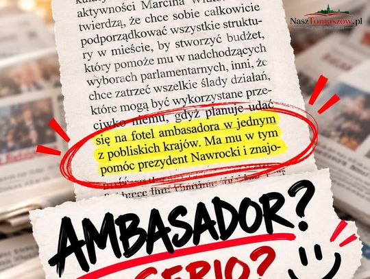 Witko ambasadorem? Tomaszowska dyplomacja, czyli jak z lekcji angielskiego zrobić międzynarodową sensację