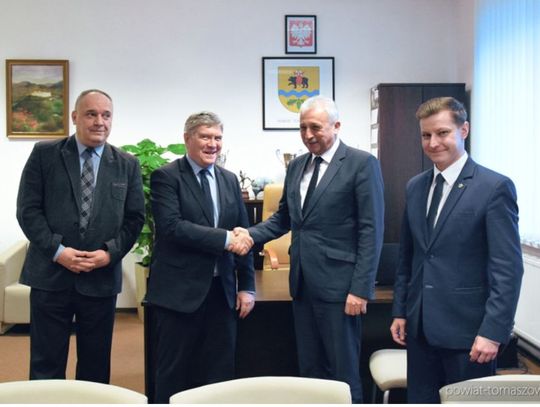 Wizyta marszałka województwa w Starostwie