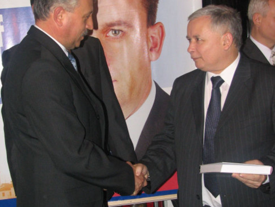 Mirosław Kukliński i Jarosław Kaczyński