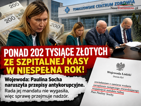 Wojewoda: Paulina Socha naruszyła przepisy antykorupcyjne. Rada jej mandatu nie wygasiła, więc sprawę przejmuje nadzór