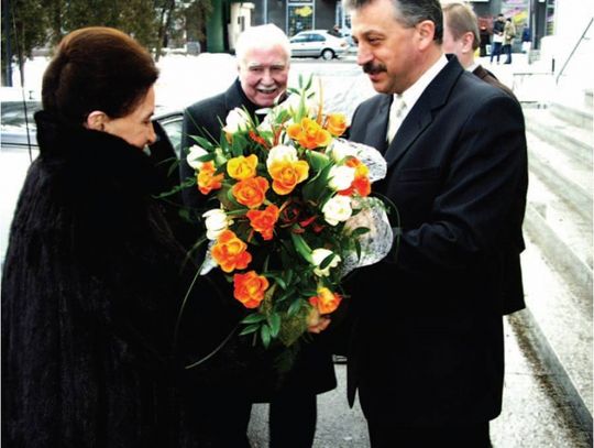 Wspomnienie z wizyty Ryszarda Kaczorowskiego w Tomaszowie