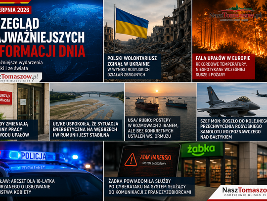 Wtorek, który przypomniał, jak kruchy jest świat. Morozowski, wojna, upały i cyberatak