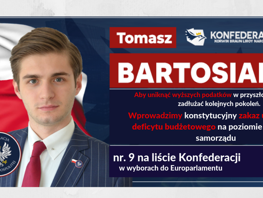 Wybory do Parlamentu Europejskiego... Tomasz Bartosiak