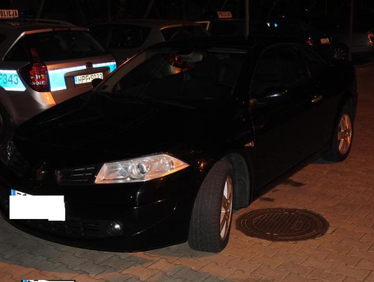 Wykryła kradzione auto