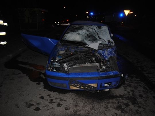 Wymusił ciężarówką