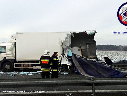 Wypadek na S8, węzeł Czerniewice