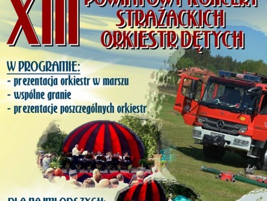 XIII Powiatowy Koncert Strażackich Orkiestr Dętych w Spale