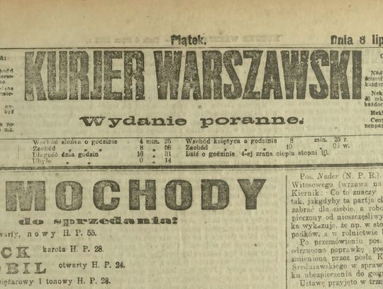 Z pożółkłych stron gazet: 3 miliony od rodziny tomaszowskiego  przemysłowca