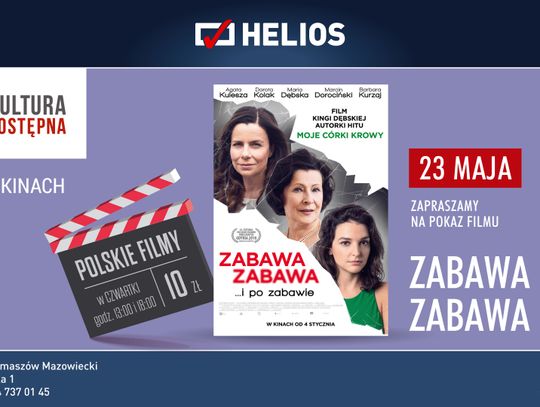 "Zabawa zabawa" seans z cyklu Kultura Dostępna