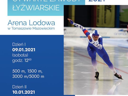 Zapraszamy do ogadania transmisji z Międzynarodowych Otwartych Zawodów Łyżwiarskich