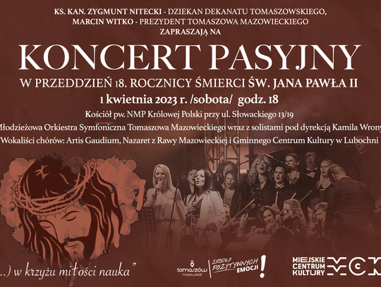 Zapraszamy Koncert Pasyjny