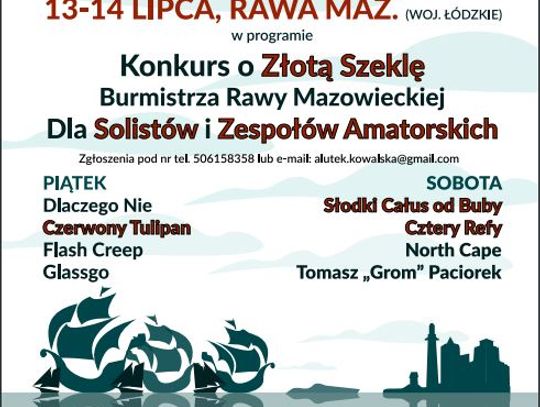 Zapraszamy na Festiwal "Rawa gra szanty"