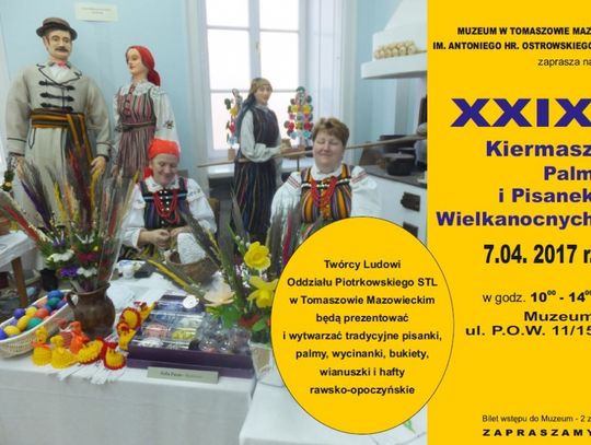 Zapraszamy na Kiermasz Palm i Pisanek Wielkanocnych