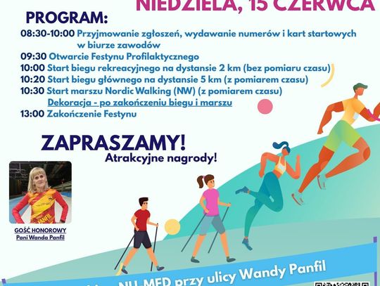 Zapraszamy na marsz i bieg „Z Miłości dla Zdrowia”