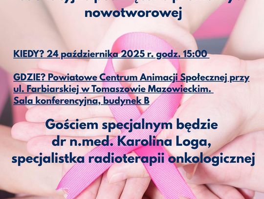 Zapraszamy na spotkanie z onkologiem!