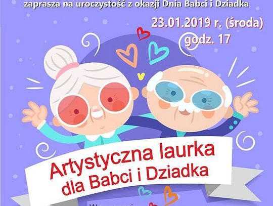 Zaproszenie do filii DOK na "Artystyczną laurkę dla Babci i Dziadka"