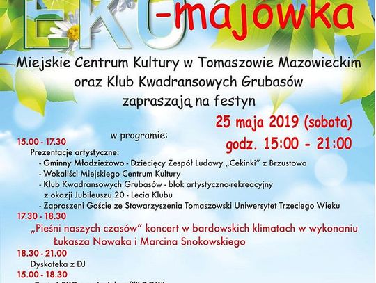 Zaproszenie na "Białobrzeską EKO Majówkę"