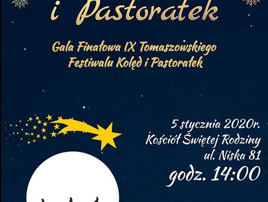 Zaproszenie na Galę Finałową IX Tomaszowskiego Konkursu Kolęd i Pastorałek