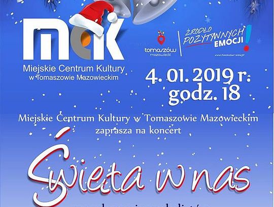 Zaproszenie na koncert "Święta w nas" Zaproszenie na koncert "Święta w nas"