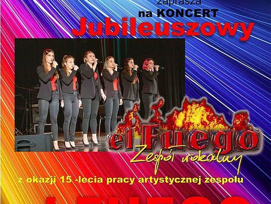 Zaproszenie na koncert zespołu el FUEGO