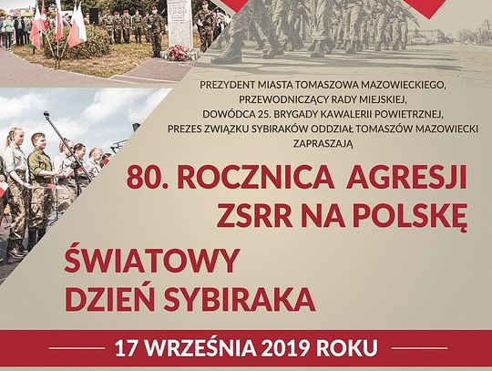 Zaproszenie na obchody 80 rocznicy agresji ZSRR na Polskę oraz Światowy Dzień Sybiraka