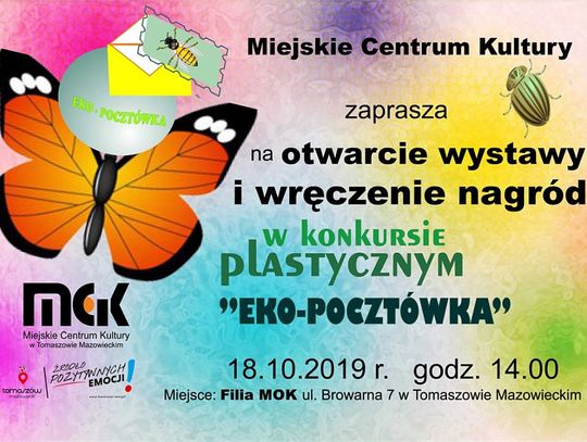 Zaproszenie na otwarcie wystawy pn.”Eko-Pocztówka”