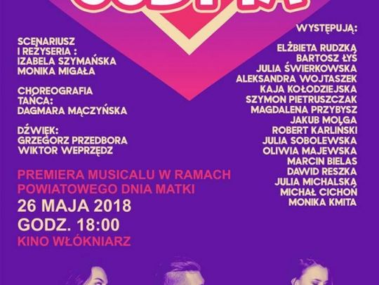 Zaproszenie na premierę musicalu "Moja Judyta"