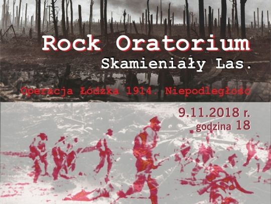Zaproszenie na spektakl "Skamieniały las. Operacja Łódzka 1914. Niepodległość"