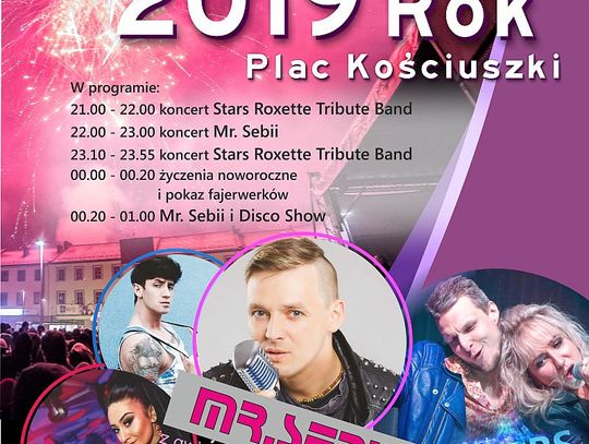 Zaproszenie na Sylwestra na placu Kościuszki Zaproszenie na Sylwestra na placu Kościuszki