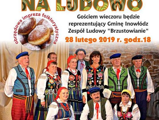 Zaproszenie na "Tłusty czwartek na ludowo" Zaproszenie na "Tłusty czwartek na ludowo"