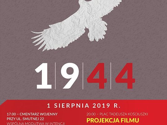 Zaproszenie na upamiętnienie 75. rocznicy wybuchu Powstania Warszawskiego