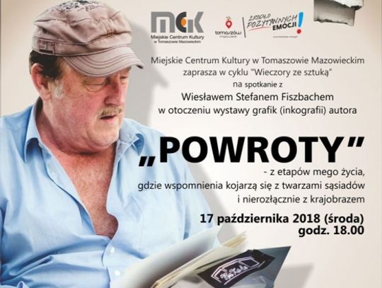 Zaproszenie na "Wieczory ze sztuką" w MCK-u, filia DOK