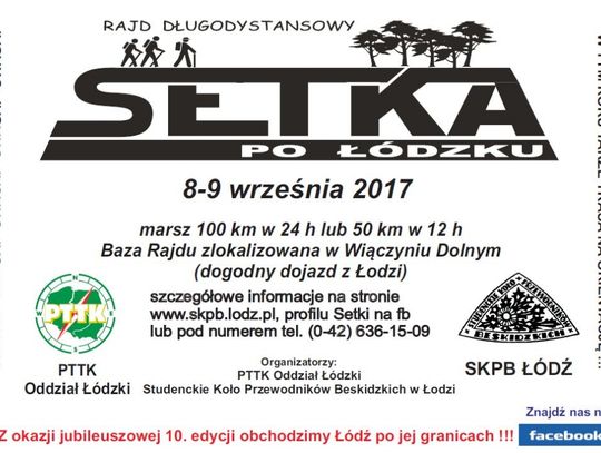 Zaproszenie na X &quot;Setkę po Łódzku&quot;