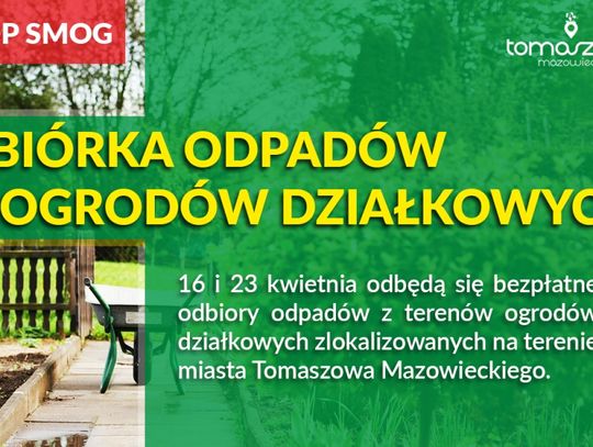 Zbiórka śmieci z ogródków działkowych