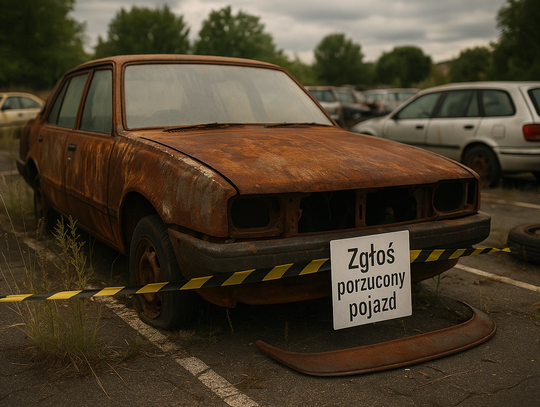 Zgłoś porzucony pojazd – zadbajmy o wspólną przestrzeń