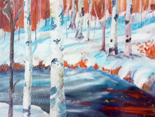 Zimowe wspomnienia – wystawa malarstwa w MCK Browarna