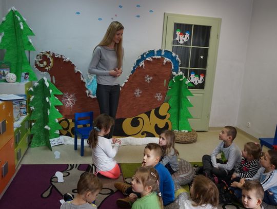 Zimowe zajęcia w bibliotece