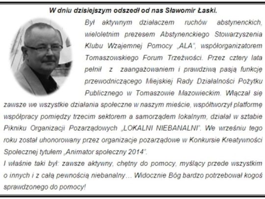 Zmarł Sławomir Łaski