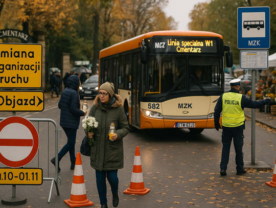 Zmiana organizacji ruchu przy cmentarzach i dodatkowe linie MZK we Wszystkich Świętych